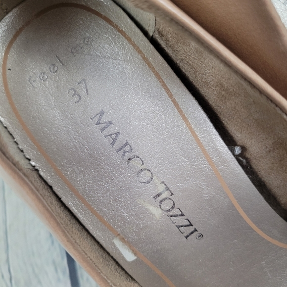 MARCO TOZZI | faux patent leather neutral heels pumps - Picture 9 of 10